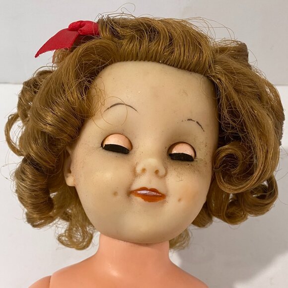 Vintage Allied Shirley Temple Doll Scottish Outfit Movable Arms Legs Sleep Eyes - Picture 9 of 12